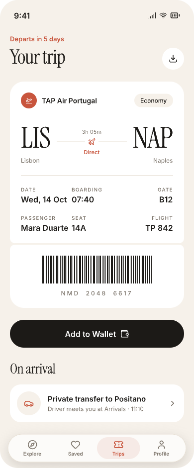 Nomad — Nomad Ticket Section